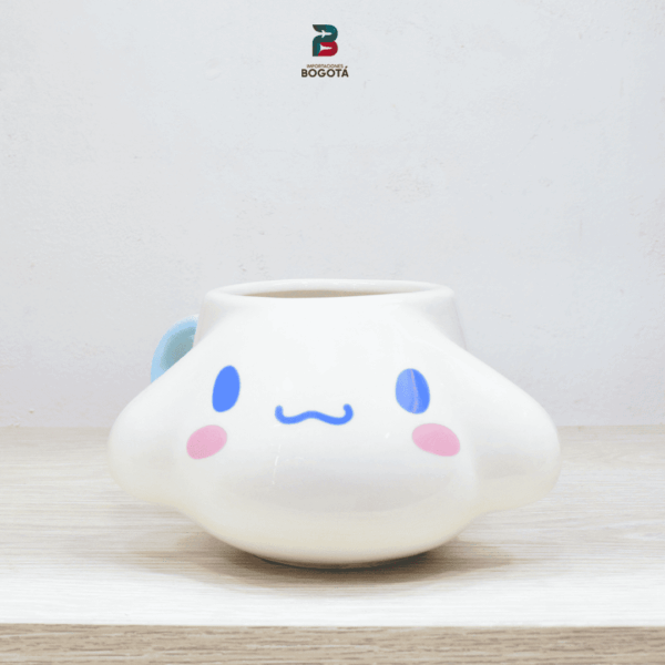 Mug Cinnamoroll Sanrio kawaii en cerámica blanca