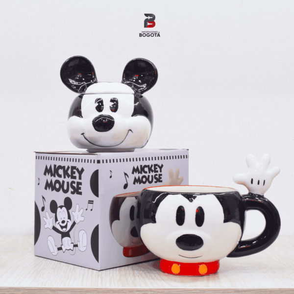Mug Mickey Mouse Disney coleccionable en cerámica con diseño clásico