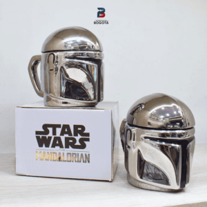 Mug The Mandalorian Star Wars casco metálico coleccionable en cerámica