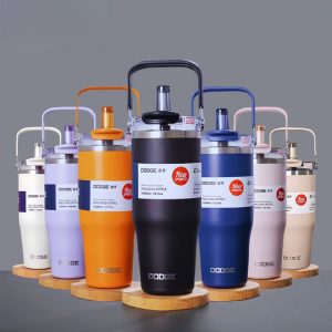 Termo DODGE 1200 ml Insulated Bottle con asa plegable y sorbete en varios colores | Importaciones Bogotá