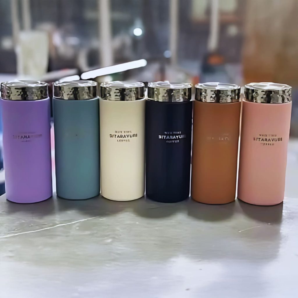 Termo SITARAYURI 420 ml con tapa rosca metálica en colores mate | Importaciones Bogotá