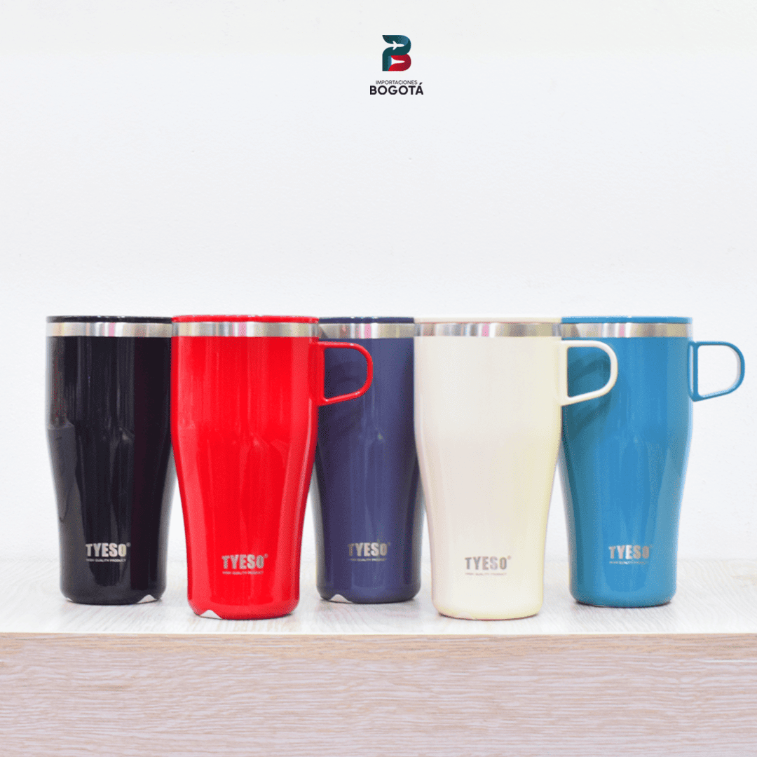 termo TYESO Vacuum grande 500 ml con asa y tapa hermética