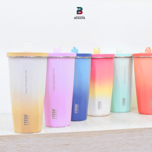 termo TYESO tumbler 470 ml degradé con tapa deslizante