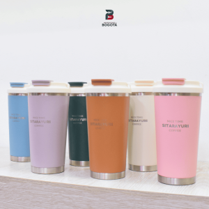Termo SITARAYURI 560 ml con asa superior y tapa flip en colores mate | Importaciones Bogotá