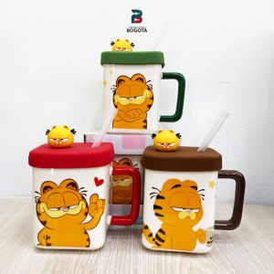 Mug Garfield Cuadrado
