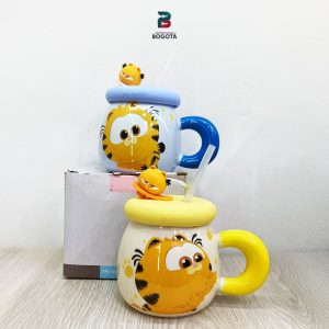 Mug Garfield Bebé con tapa y figura 3D